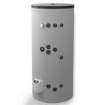 Hot Water Cylinder Eldom Free standing 500L, Two heat exchangers, Electronic control
