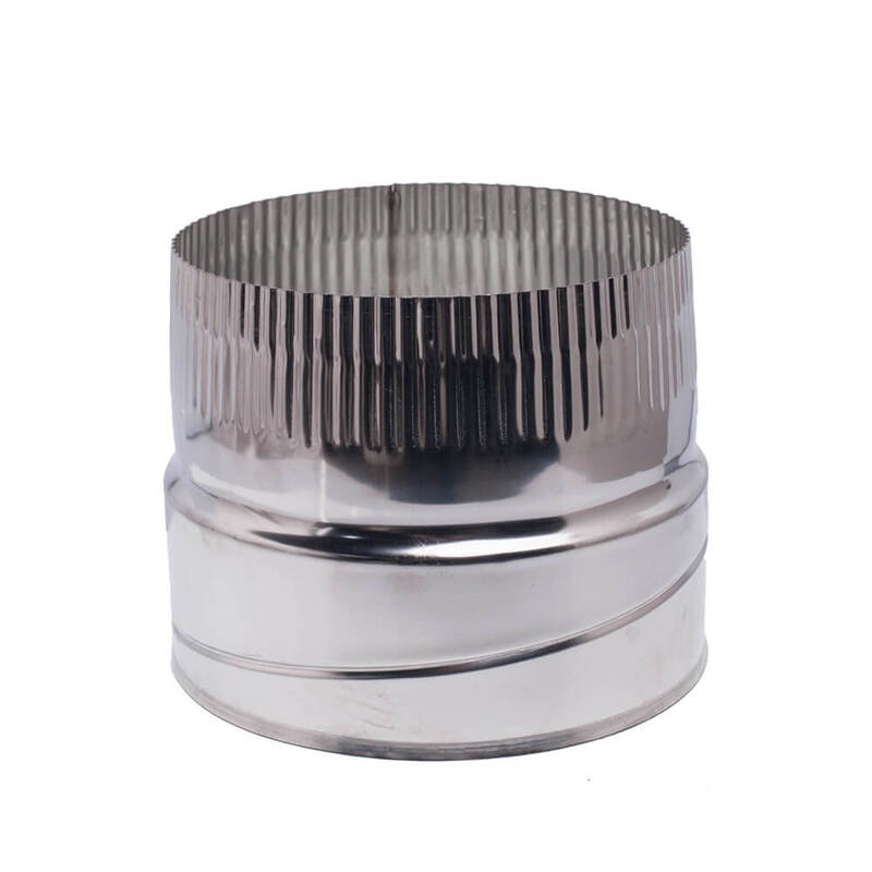 Adapter For Flexible Flue Liner Stainless Steel Aisi 304 Male