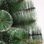 Изкуствена коледна елха жилкова със заснежени връчета - 120 см 150 см 180 см