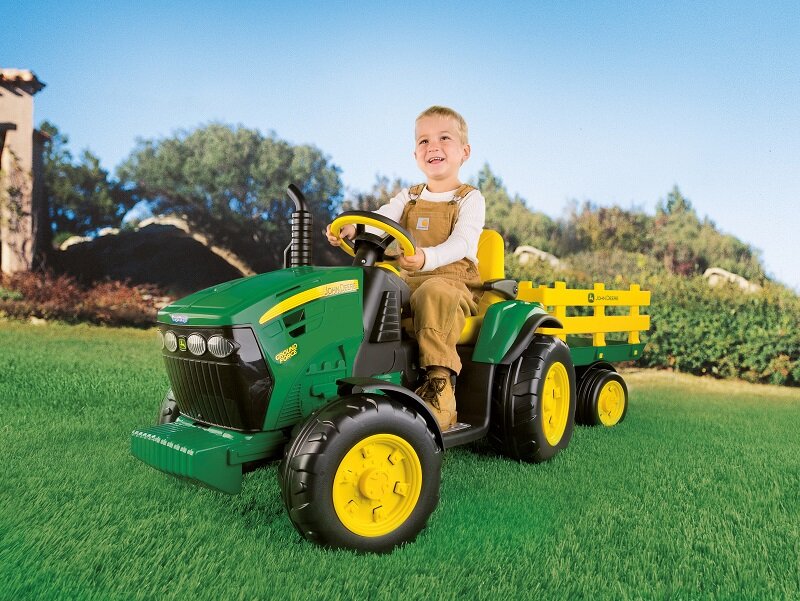 Trator John Deere Ground Force 12V - Autobrinca Online