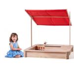 Woody - Детски пясъчник с покрив и кухня 2в1