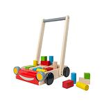 PlanToys - Дървена играчка за бутане Baby walker