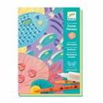 Djeco - Комплект за оцветяване с флумастери - Морско дъно
