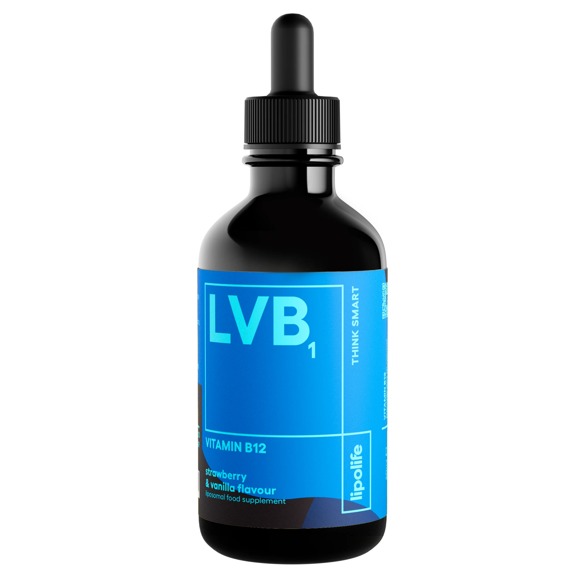 LVB1 - течен и липозомен витамин B12 - ягода и ванилия, 60 мл.