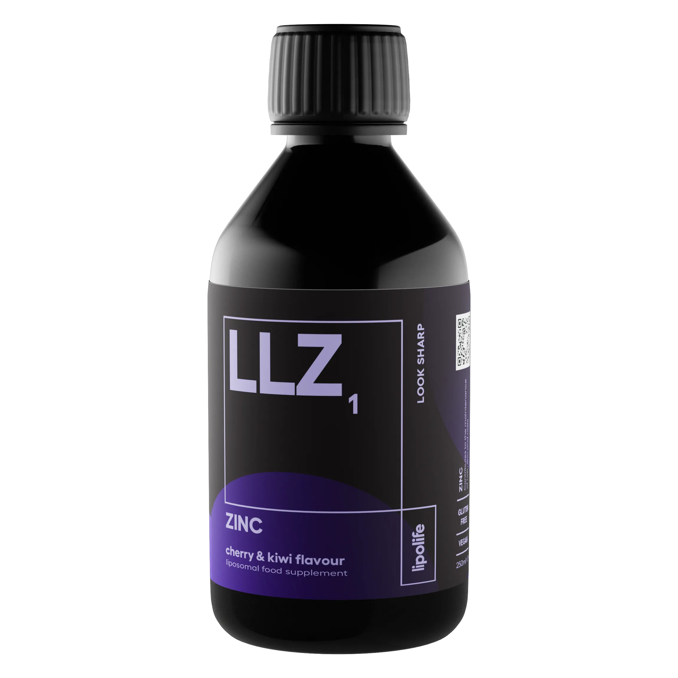 LLZ1 - течен и липозомен цинк - череша и киви, 240 мл.