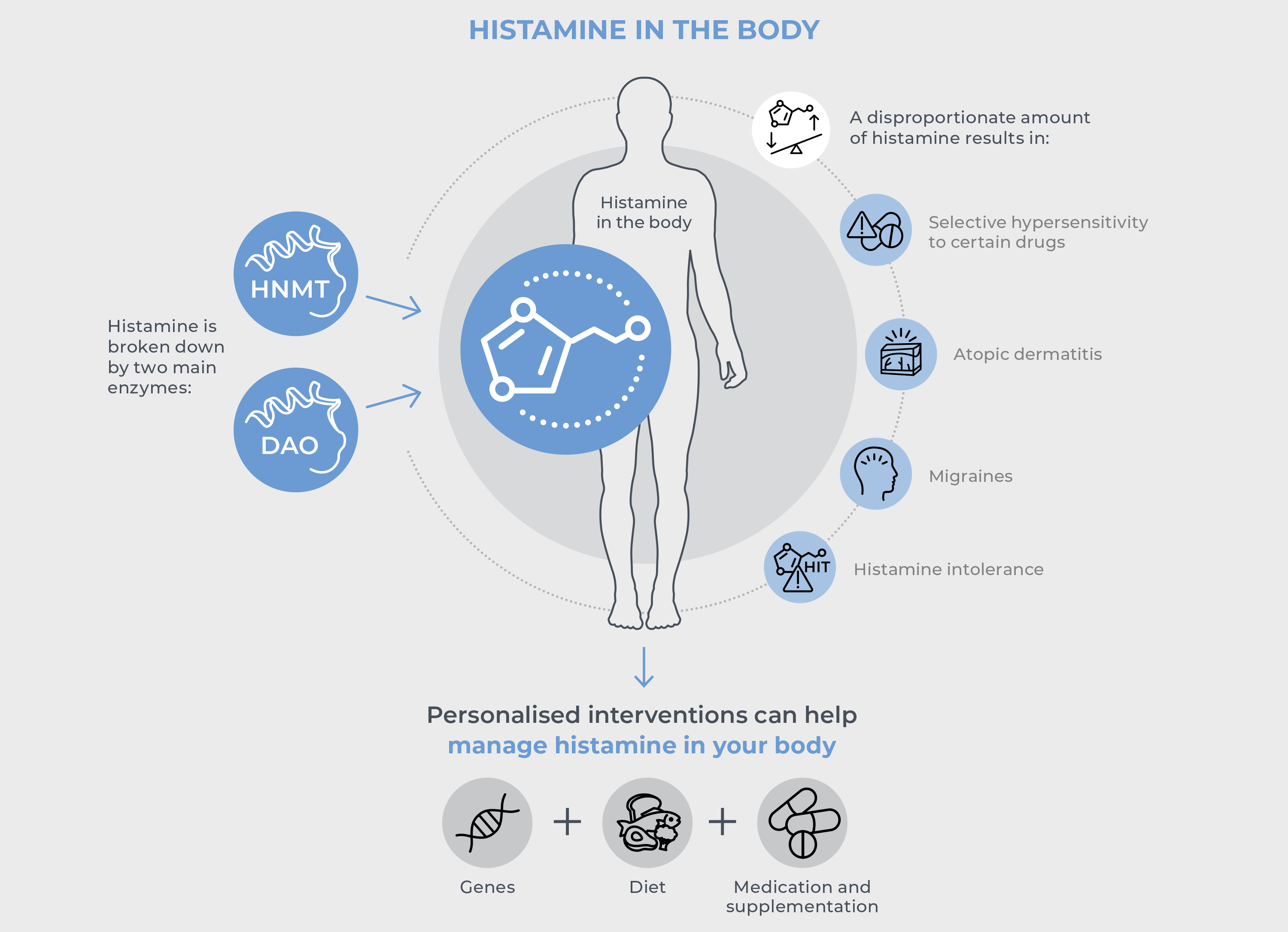 DNA Hisamine (HNMT & DAO) - способност за разграждане на хистамин