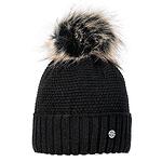 Дамска плетена зимна шапка с помпон 630011