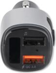 Безжичен Трансмитер за Кола, 4SMARTS FM Transmiter/ Bluetooth/ Fast Charge, Сребрист