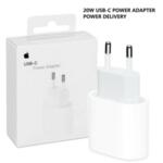 Оригинално Бързо Зарядно за iPhone 12/11 Pro USB-C, APPLE 220v Power Delivery Charger 20w, Бял