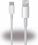 Оригинален USB-C Кабел за iPhone 11 Pro, APPLE (Lightning) A1702 2m, Бял
