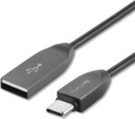 USB-C Кабел с Метална Оплетка, 4SMARTS Ferrumcord 1m, Черен
