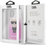 Луксозен Калъф за iPhone 11, KARL LAGERFELD Gradient Iconik Case, Розов