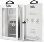 Луксозен Калъф за iPhone 12 Mini, KARL LAGERFELD Gradient Iconik Case, Черен