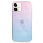 Луксозен Преливащ Калъф за iPhone 12 Mini, GUESS Pattern Collection Case, Цветен