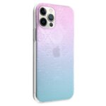 Луксозен Преливащ Калъф за iPhone 12 Pro Max, GUESS Pattern Collection Case, Цветен