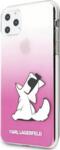 Луксозен Калъф за iPhone 11 Pro, KARL LAGERFELD Choupette Fun Case, Розов