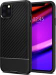 Противоударен Силиконов Калъф за iPhone 11 Pro Max, SPIGEN Core Armor Case, Черен