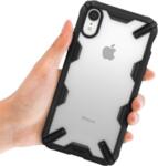 Противоударен Хибриден Калъф за iPhone XR, RINGKE Fusion X Case, Черен