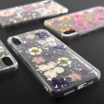 Силиконов Калъф с Цветя за iPhone XR, 4SMARTS Glamour Bouquet Case, Розов