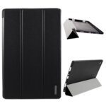 Калъф за SAMSUNG Galaxy Tab A7 10.4" 2020, Tri-Fold Leather Case, Черен