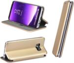 Кожен Калъф за SAMSUNG S8 Plus, FORCELL Elegance Book Case, Златист
