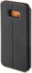 Луксозен Кожен Калъф за SAMSUNG S8 Plus, 4SMARTS Two Tone Book Case, Черен