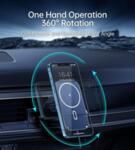 Безжично Зарядно-Стойка за Кола за iPhone 12, CHOETECH Wireless Car Charger 15w, Черен