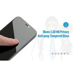 Anti-Spy Стъклен Протектор за iPhone 13 Mini, MR. MONKEY Privacy 3D Glass, Черен