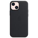 Оригинален Кожен Калъф за APPLE iPhone 13, Leather Magsafe Case MM183, Черен