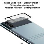 Протектор за Камерата и Дисплея на SAMSUNG Z Flip 3, IMAK Cam Glass, Черен