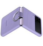 Оригинален Силиконов Калъф за SAMSUNG Z Flip 3, Silicone Ring Cover Case EF-PF711TNVE, Лилав