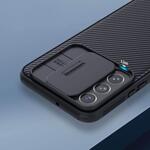Калъф с Плъзгач за Камера за SAMSUNG S22 Plus, NILLKIN CamShield Case, Черен