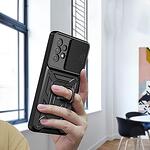 Калъф с Предпазител за Камера и Стойка за SAMSUNG A33, Kickstand Pro Case, Черен