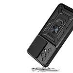 Калъф с Предпазител за Камера и Стойка за SAMSUNG A33, Kickstand Pro Case, Черен