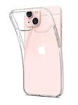 Противоударен Силиконов Калъф за iPhone 14 Plus, SPIGEN Liquid Crystal Case, Прозрачен