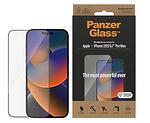 Стъклен Протектор за iPhone 14 Pro Max, PANZERGlass Antibacterial, Черен