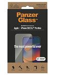 Стъклен Протектор за iPhone 14 Pro Max, PANZERGlass Antibacterial, Черен