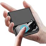 Калъф с Предпазител за SAMSUNG Galaxy Z Flip 4, GKK Hinge LCD Case, Черен