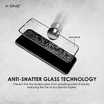 Матов Стъклен Протектор за iPhone 14 Pro Max, X-ONE Matte 5D Glass, Черен