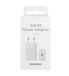 Оригинално Зарядно SAMSUNG 15W 220v Fast Charger USB-C EP-T1510NWE, Бял
