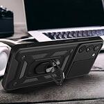 Калъф с Предпазител за Камера и Стойка за SAMSUNG A34, Kickstand Pro Case, Черен