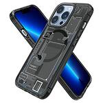 Magsafe Калъф за iPhone 13 Pro, SPIGEN Zero One Ultra Hybrid Case, Черен