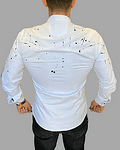 Мъжка риза - Black Rain Militry Collar