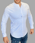 Мъжка риза -  WHITE MILITARY COLLAR