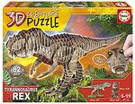EDU19182 3D пъзел T-Rex