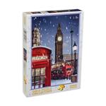 Пъзел от 1000 части Gold Puzzle - Лондон по Коледа