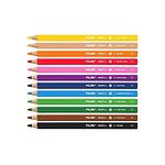 MILAN Цветни моливи Maxi Hex, 12 цвята, с включена острилка