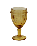 OLD SCHOOL Чаша за бяло вино ф7,8х15cm 260ml  Жълто I Сет 6 броя