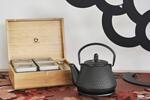 Bredemeijer Бамбукова кутия за чай с 4 канистъра и дозаторна лъжица