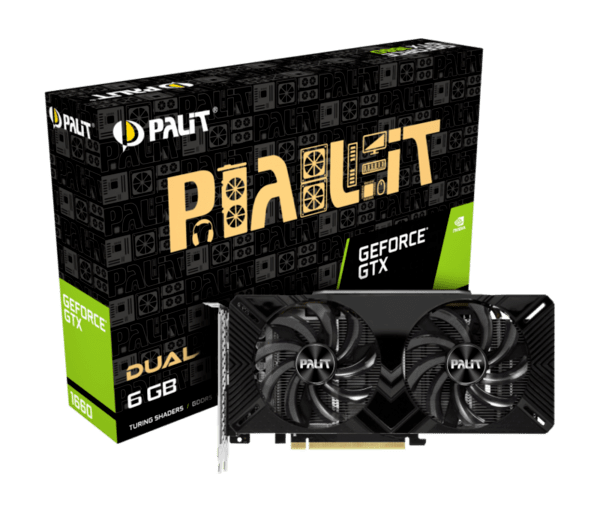 Palit GeForce GTX 1660 Dual 6GB Palit GeForce GTX 1660 Dual 6GB